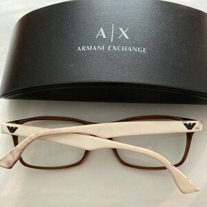 Armani Exchange Black Eyewear Case